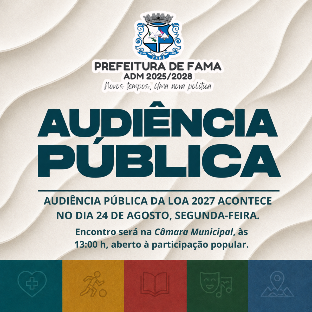 AUDIÊNCIA PÚBLICA DA LOA 2027 (Lei Orçamentária Anual)